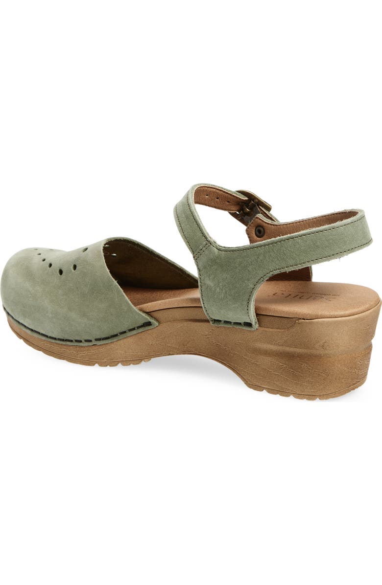 Sanita Heart Clog, Alternate, color, Khaki