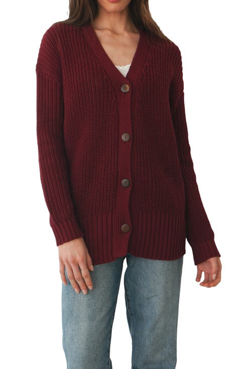 Women's Burgundy Cardigan Sweaters | Nordstrom