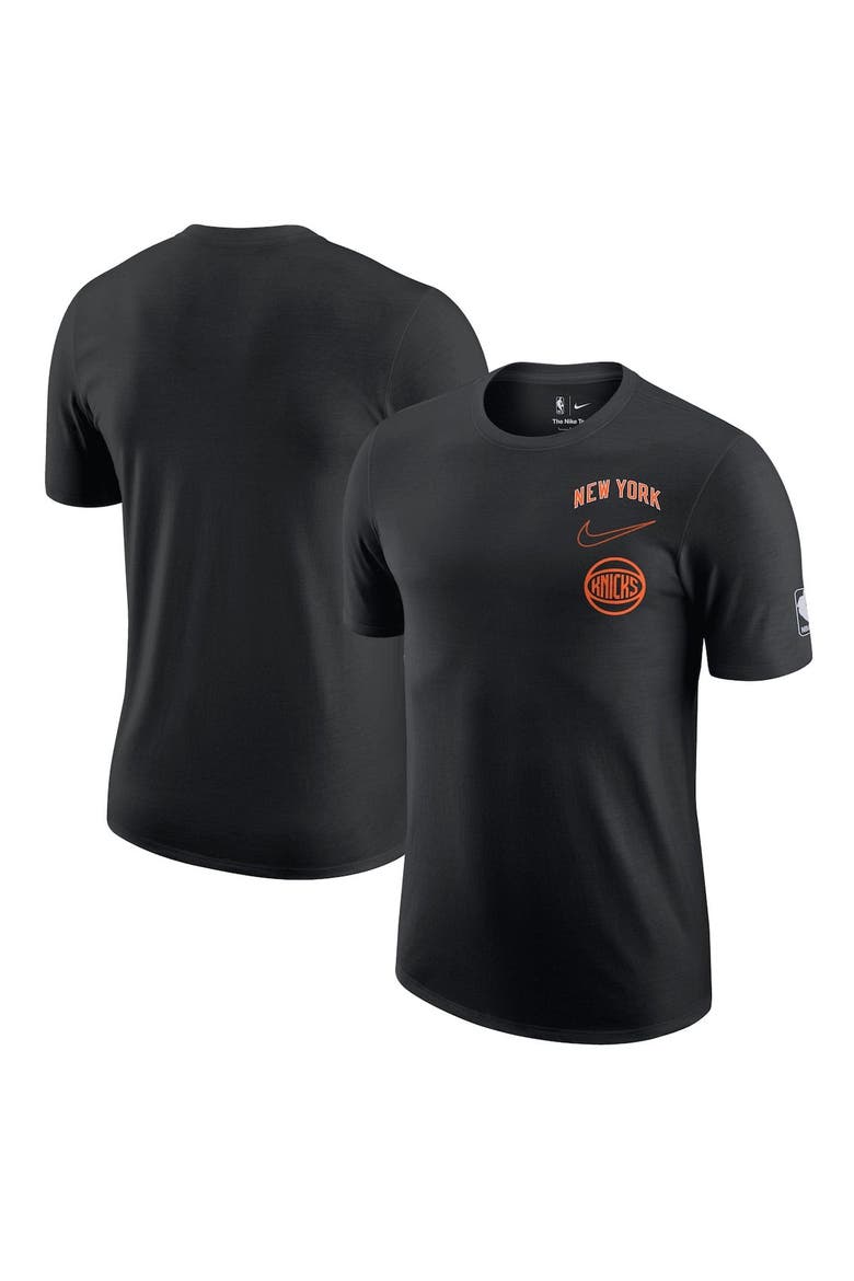 Men's Nike Black New York Knicks 2022/23 City Edition Courtside Max90 Vintage Wash T-Shirt, Main, color, Black