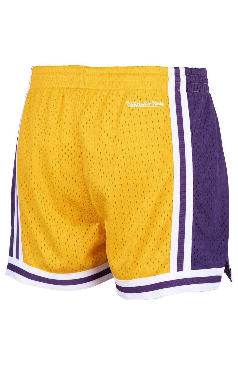 Mitchell & Ness Women's Mitchell & Ness Gold Los Angeles Lakers Jump Shot Shorts, Alternate, color, Gold