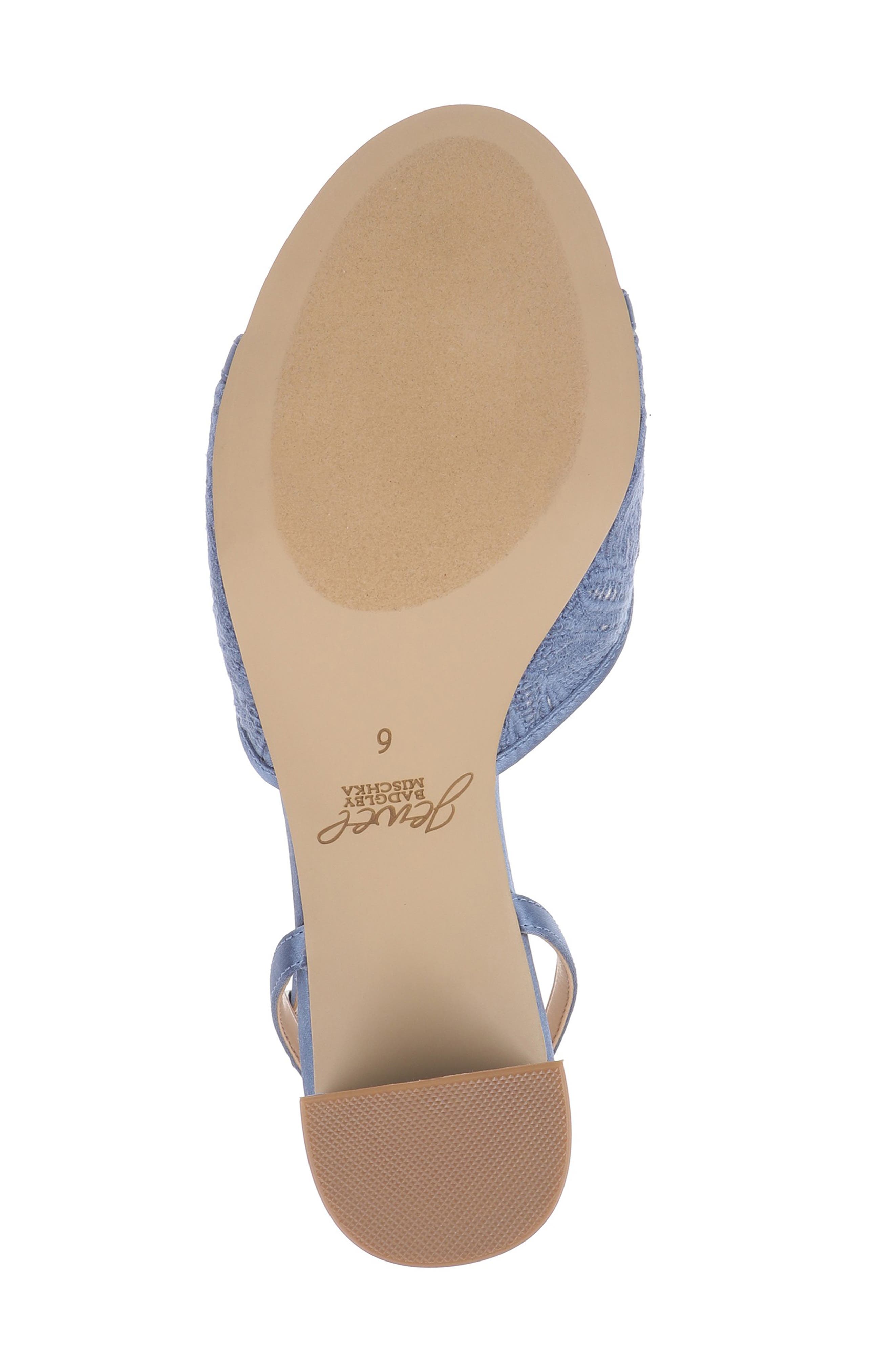 Женские сандалии Jewel Badgley Mischka Zaira Ankle Strap Sandal — фото 6