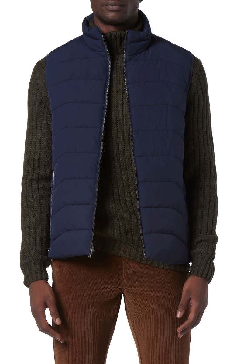 Andrew Marc Packable Vest, Main, color, Ink