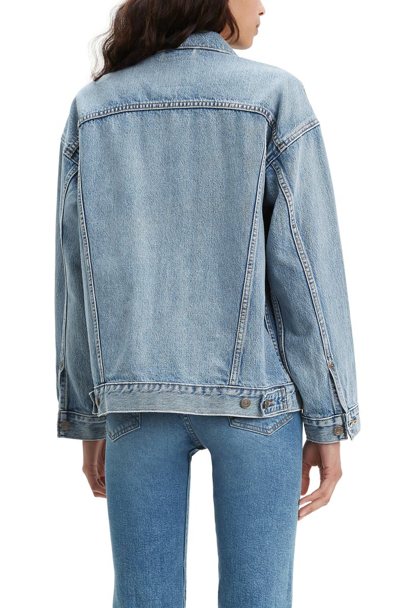 Levi's<sup>®</sup> Dad Denim Trucker Jacket, Alternate, color, 