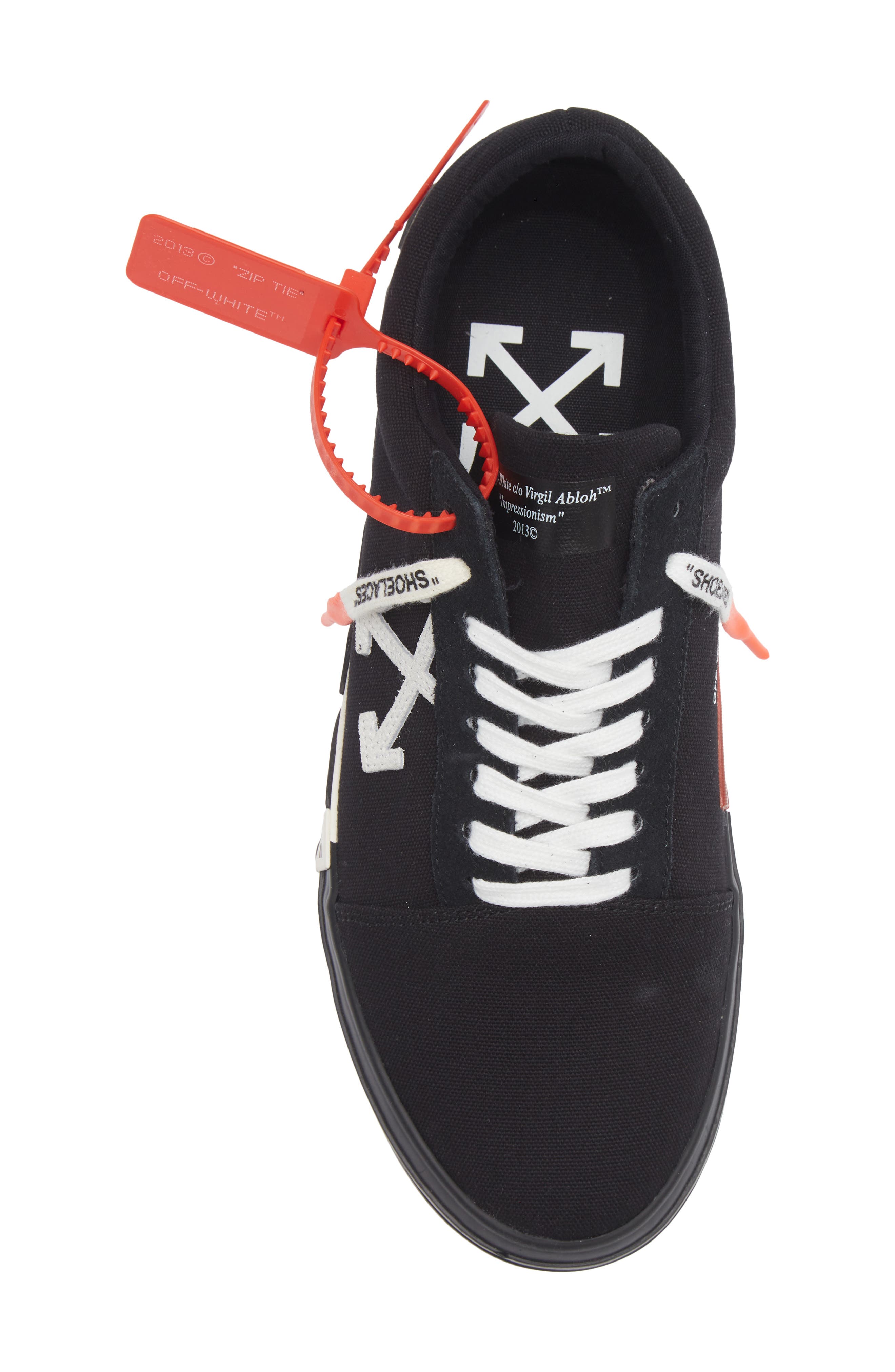 Off-White <p>Vulcanized Low Top Sneaker (Men)</p>, Alternate, color, 