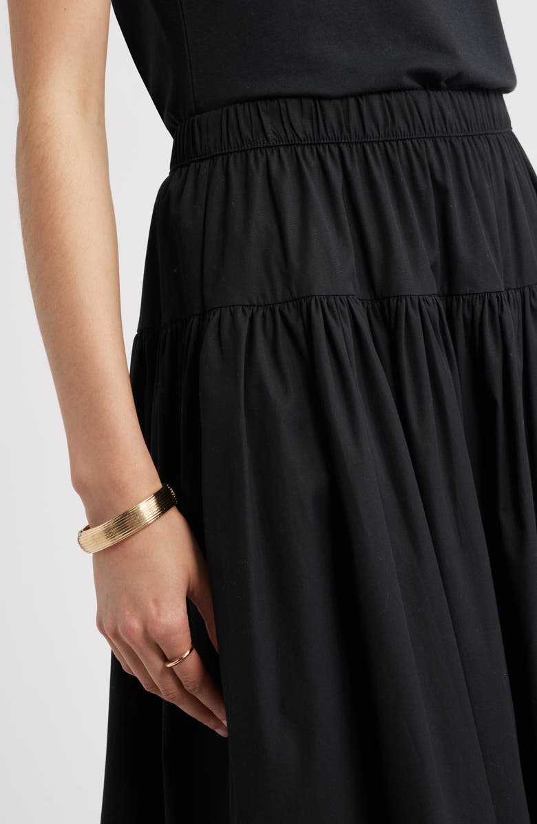 Nordstrom Tiered Cotton Poplin Maxi Skirt, Alternate, color, 