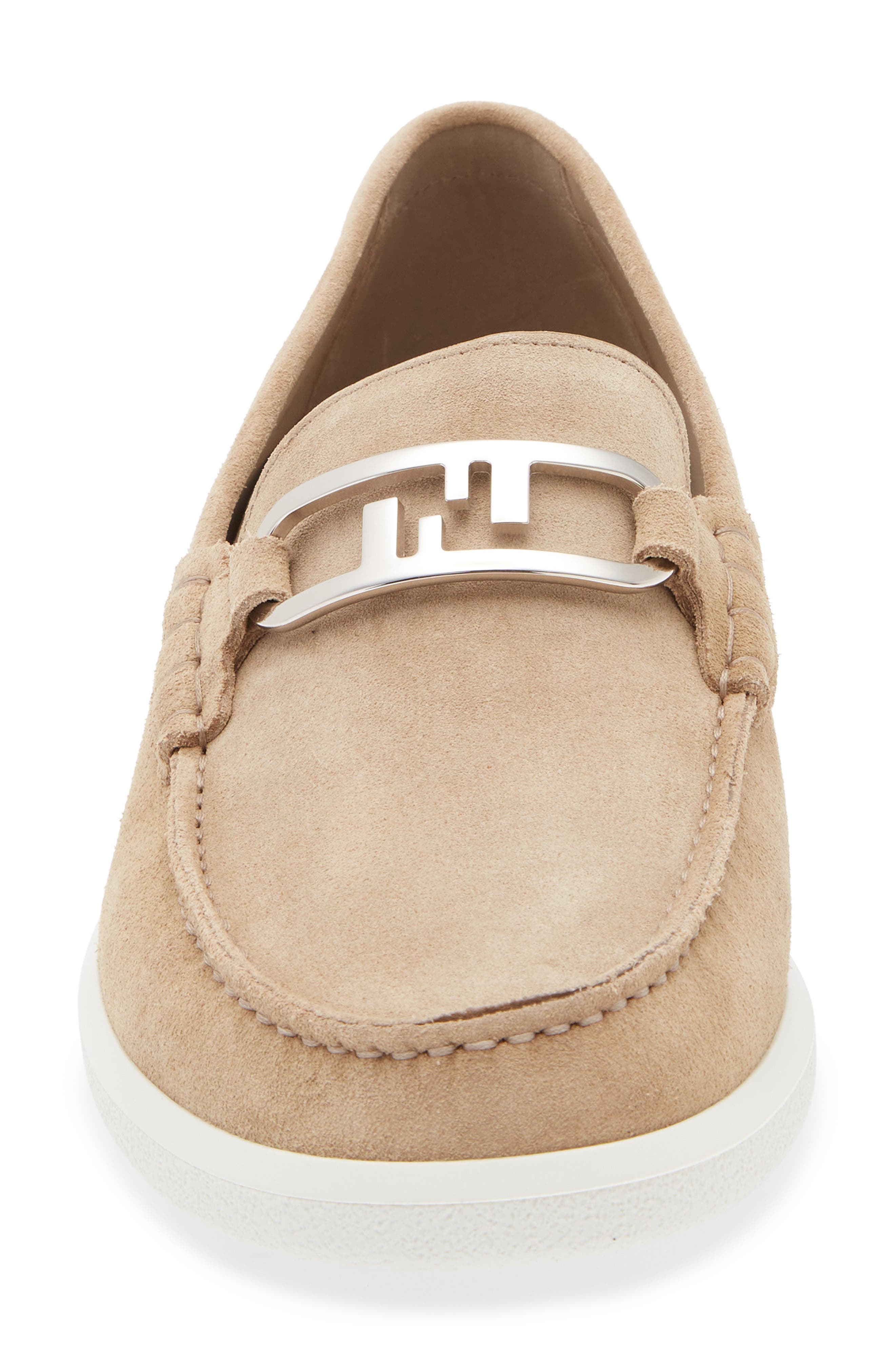 Fendi O'Lock Loafer, Alternate, color, F0f9j Biscuit