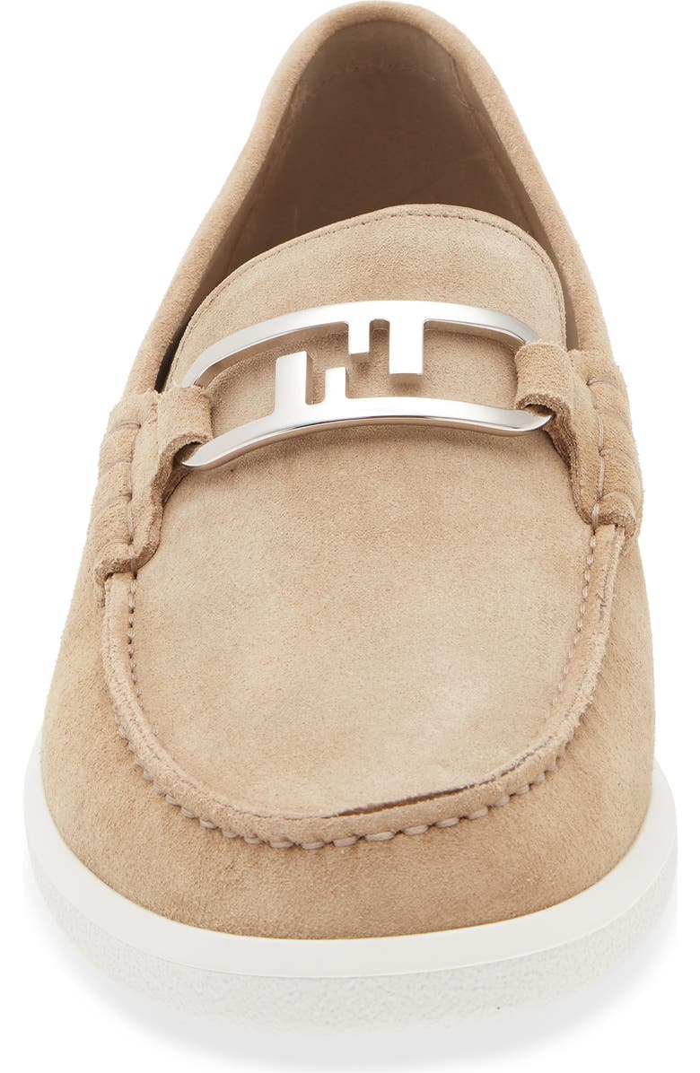 Fendi O'Lock Loafer, Alternate, color, F0f9j Biscuit