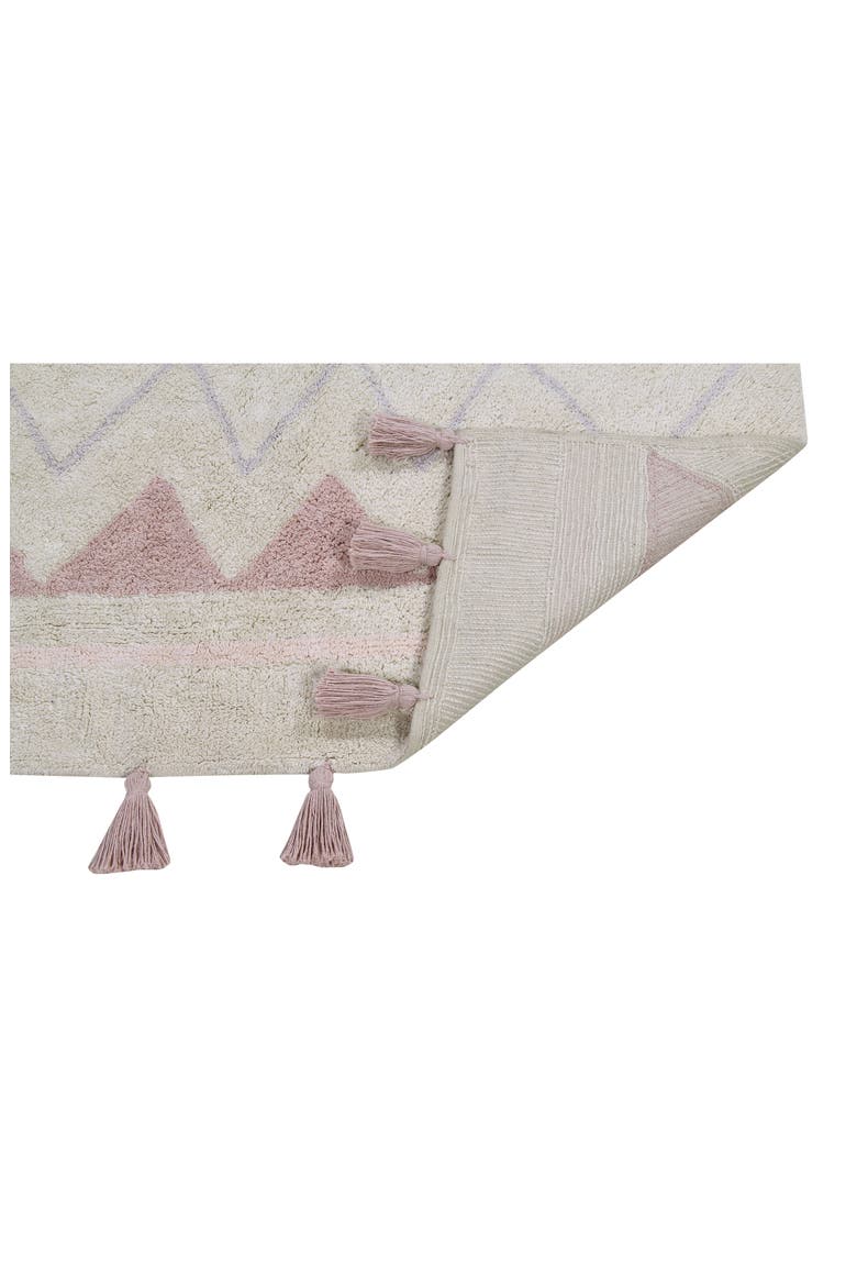 Geometric Tassel Rug, Alternate, color, AZTECA NATURAL-VINTAGE NUDE