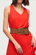 Sam Edelman Woven Leather Belt