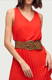Sam Edelman Woven Leather Belt