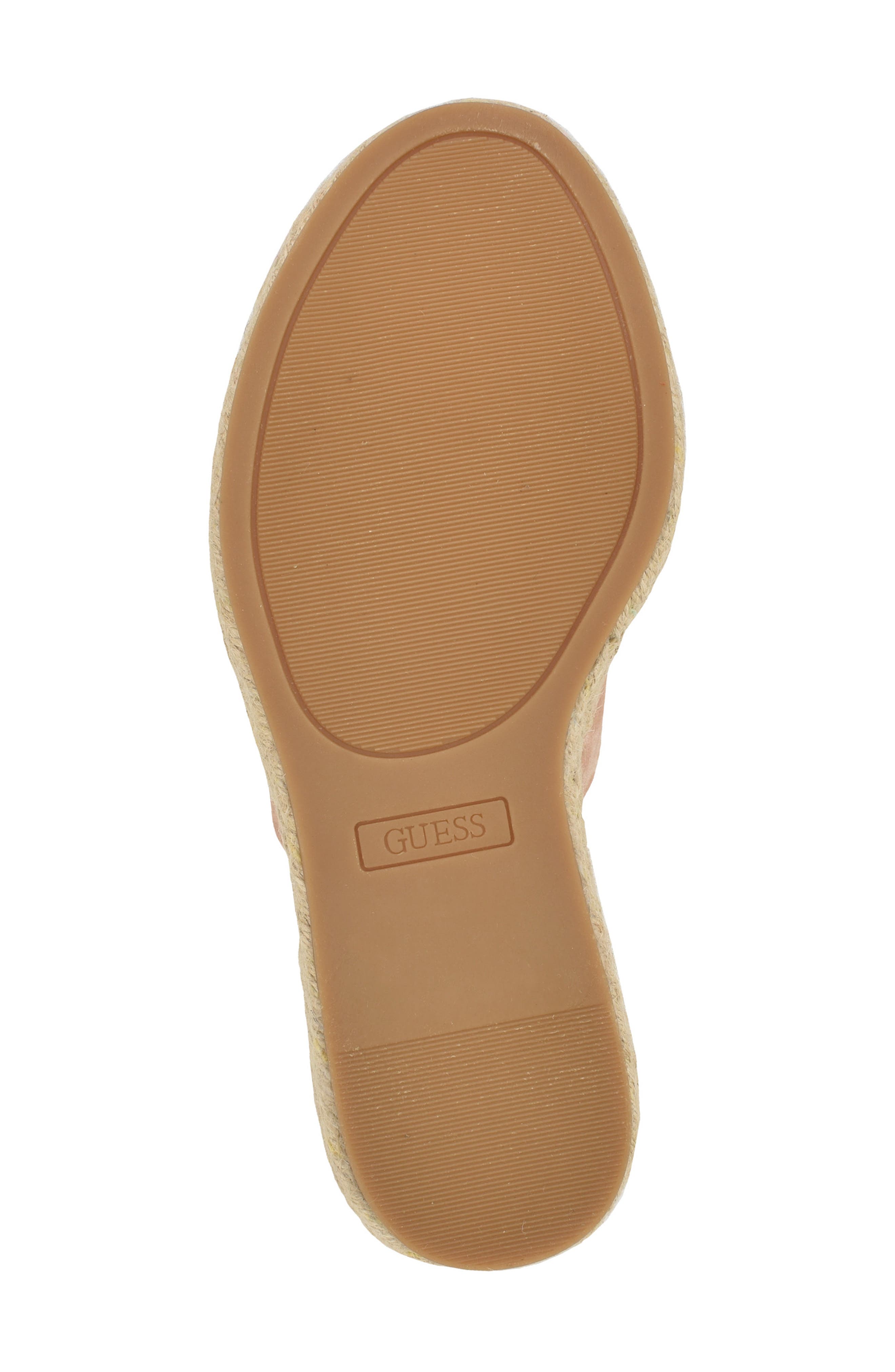 GUESS Evba Espadrille Platform Wedge Sandal, Alternate, color, 