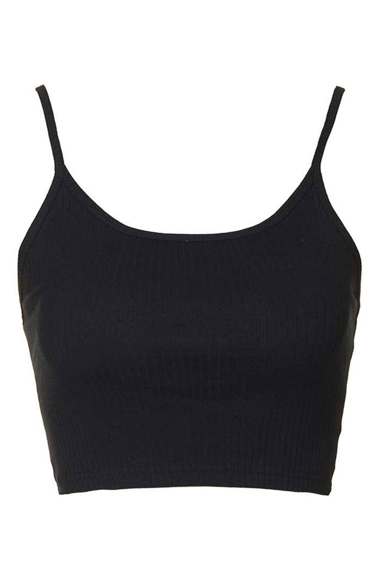 Topshop 'Bella' Crop Camisole, Alternate, color, 