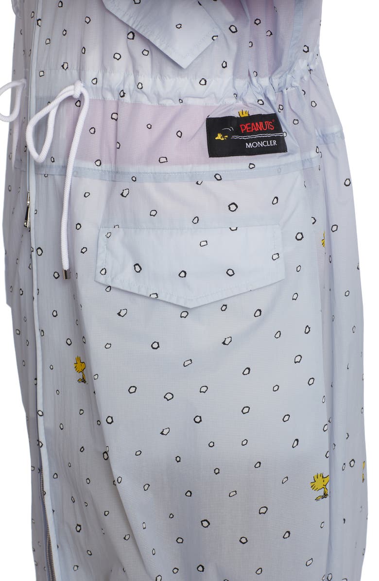 Moncler x Peanuts<sup>®</sup> Erne Woodstock Hooded Long Coat, Alternate, color, 