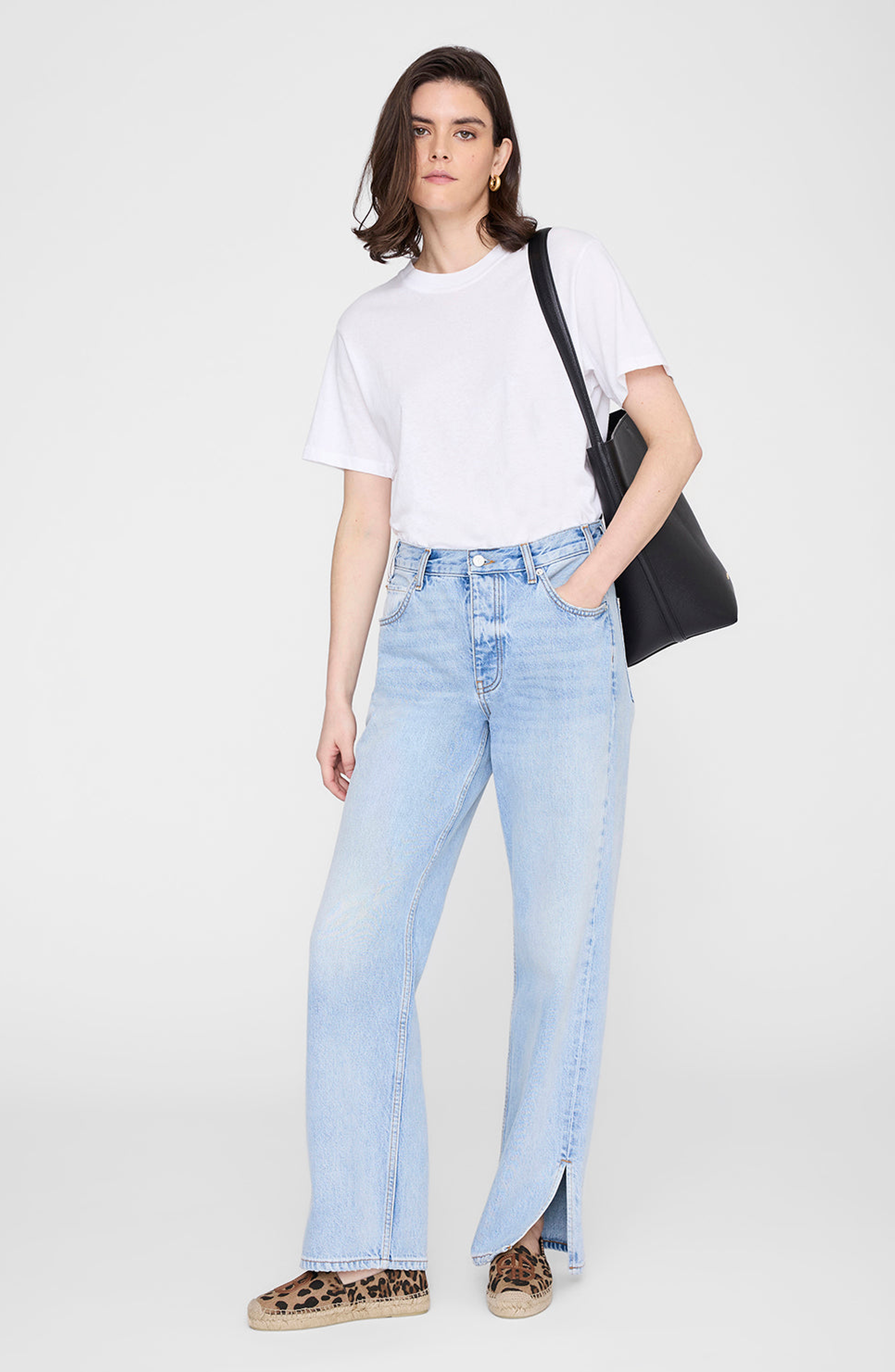 ANINE BING Paloma Espadrilles, Alternate, color, Leopard Print