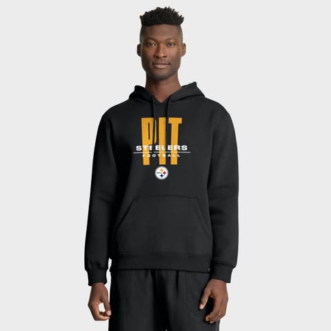 Men's Fanatics Black Pittsburgh Steelers Right Tackle Legacy Pullover Hoodie