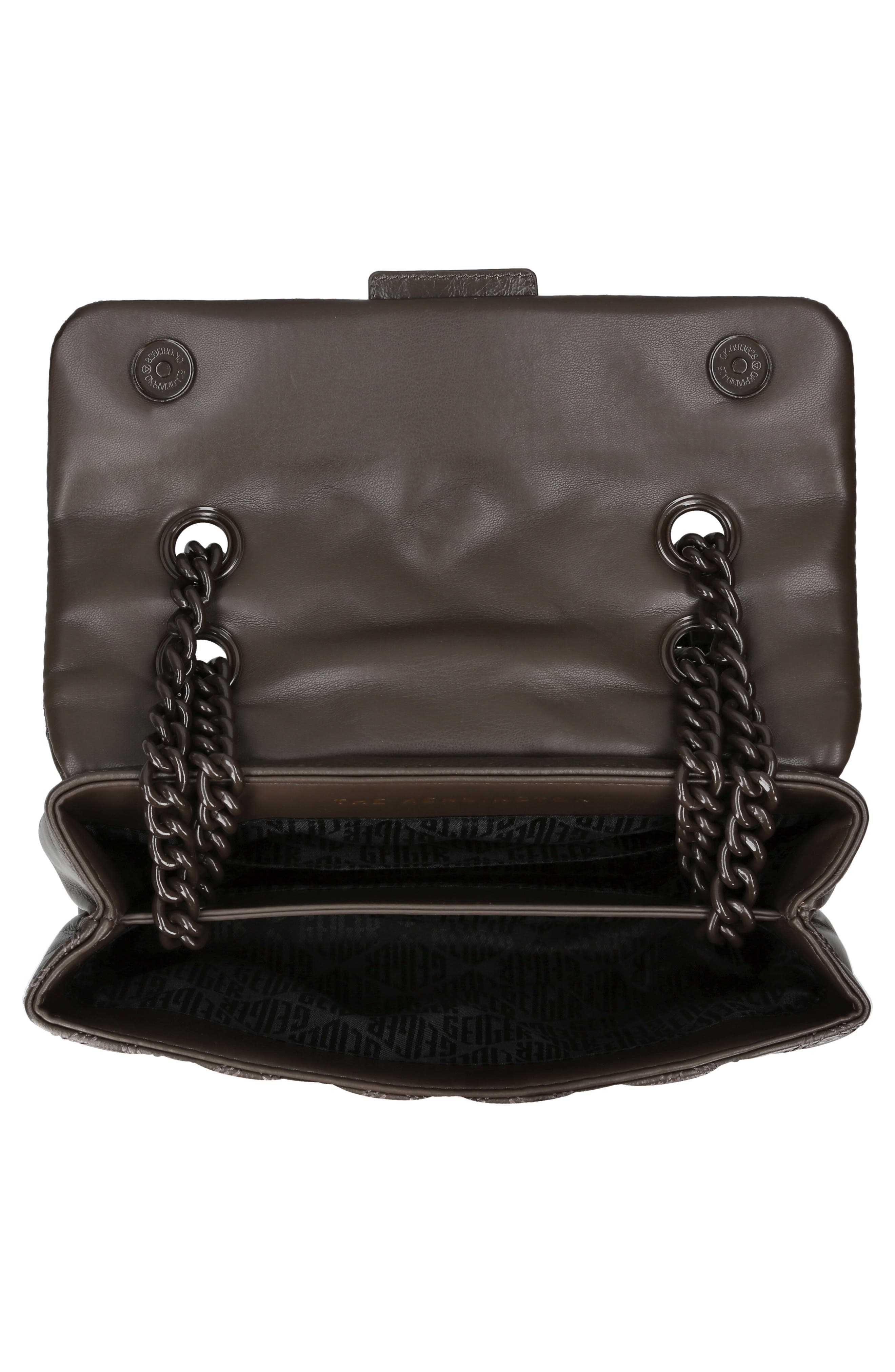 Kurt Geiger London Kensington Drench Quilted Leather Shoulder Bag, Alternate, color, 