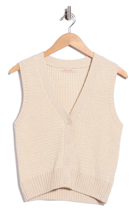 Robin Open Knit Sweater Vest