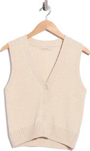 Marine Layer Robin Open Knit Sweater Vest