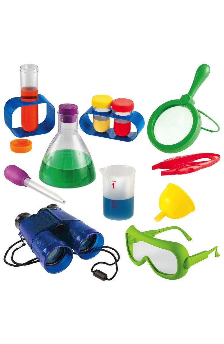 Kaplan Early Learning Company Play Science Starter Kit with Activity Cards for Young Children, Main, color, Multicolor