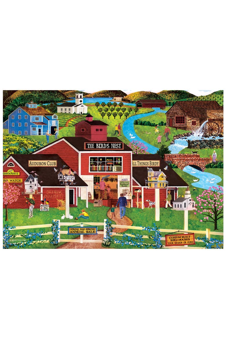 The Bird's Nest 500 Piece Jigsaw Puzzle, Alternate, color, Multicolor