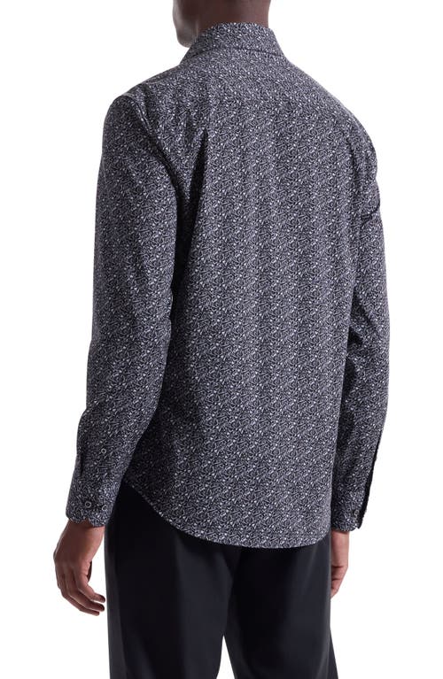 Bugatchi James Ooohcotton® Music Print Button-up Shirt In Multi