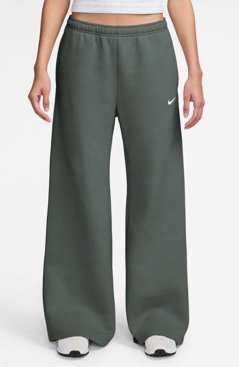 Studio Fleece Wide Leg Sweatpants
