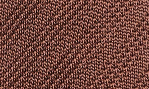 Paisley & Gray Stanley Solid Knit Tie In Brown