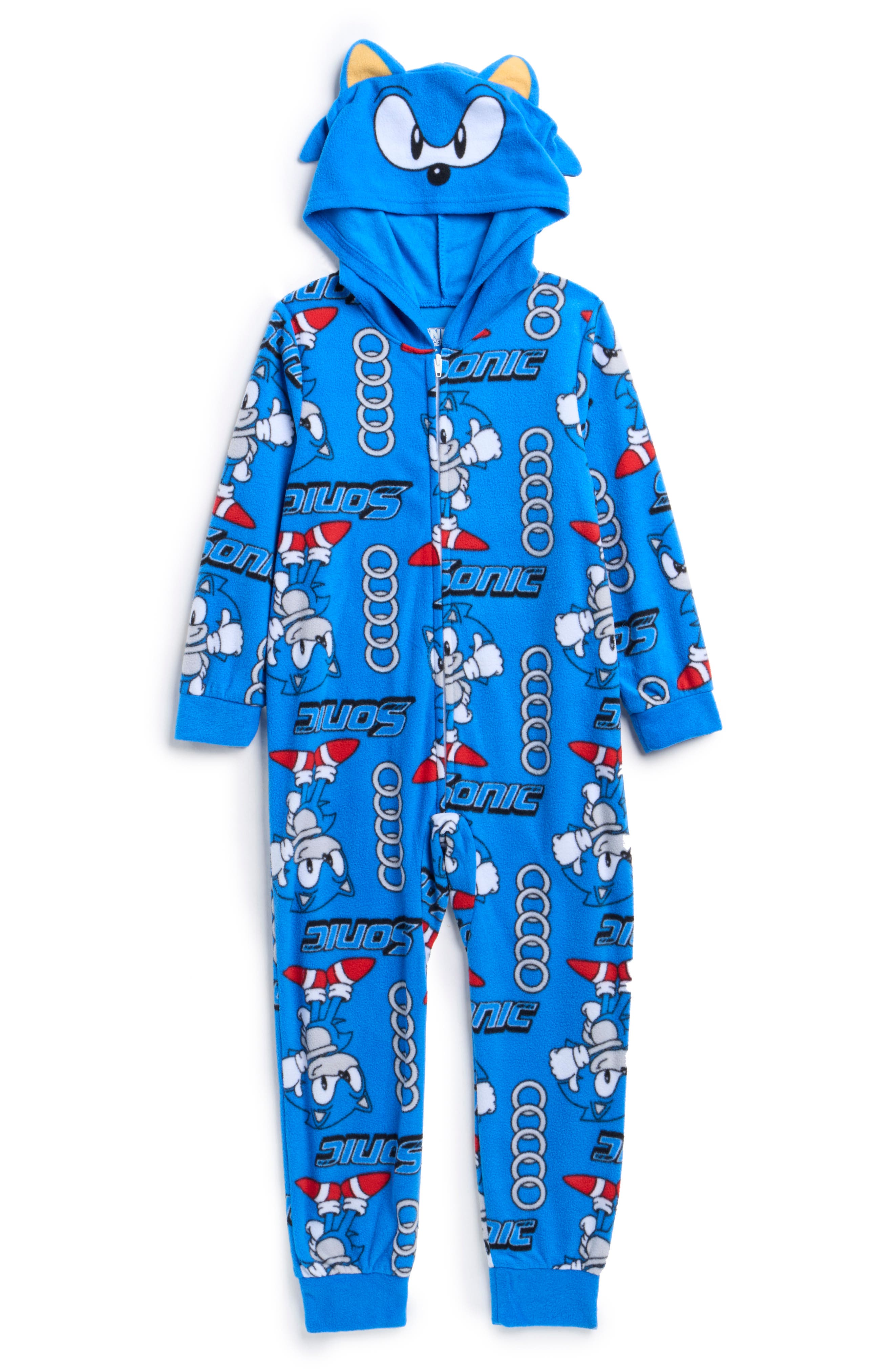 Kids' Sonic Mania One-Piece Pajamas