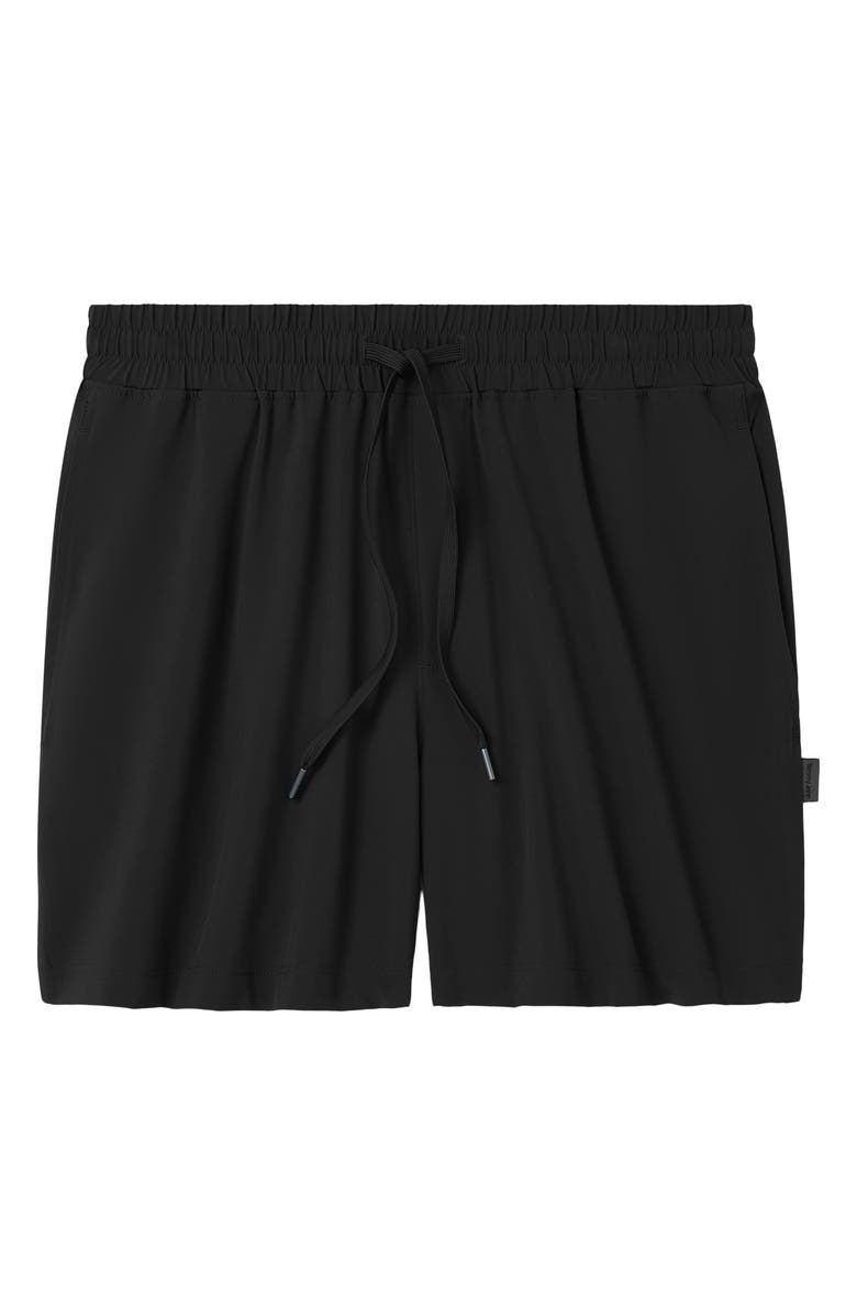 Tommy John Luxe Traveler Shorts, Main, color, Black