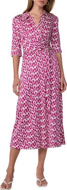 Diane von Furstenberg Sana Tie Belt Midi Dress