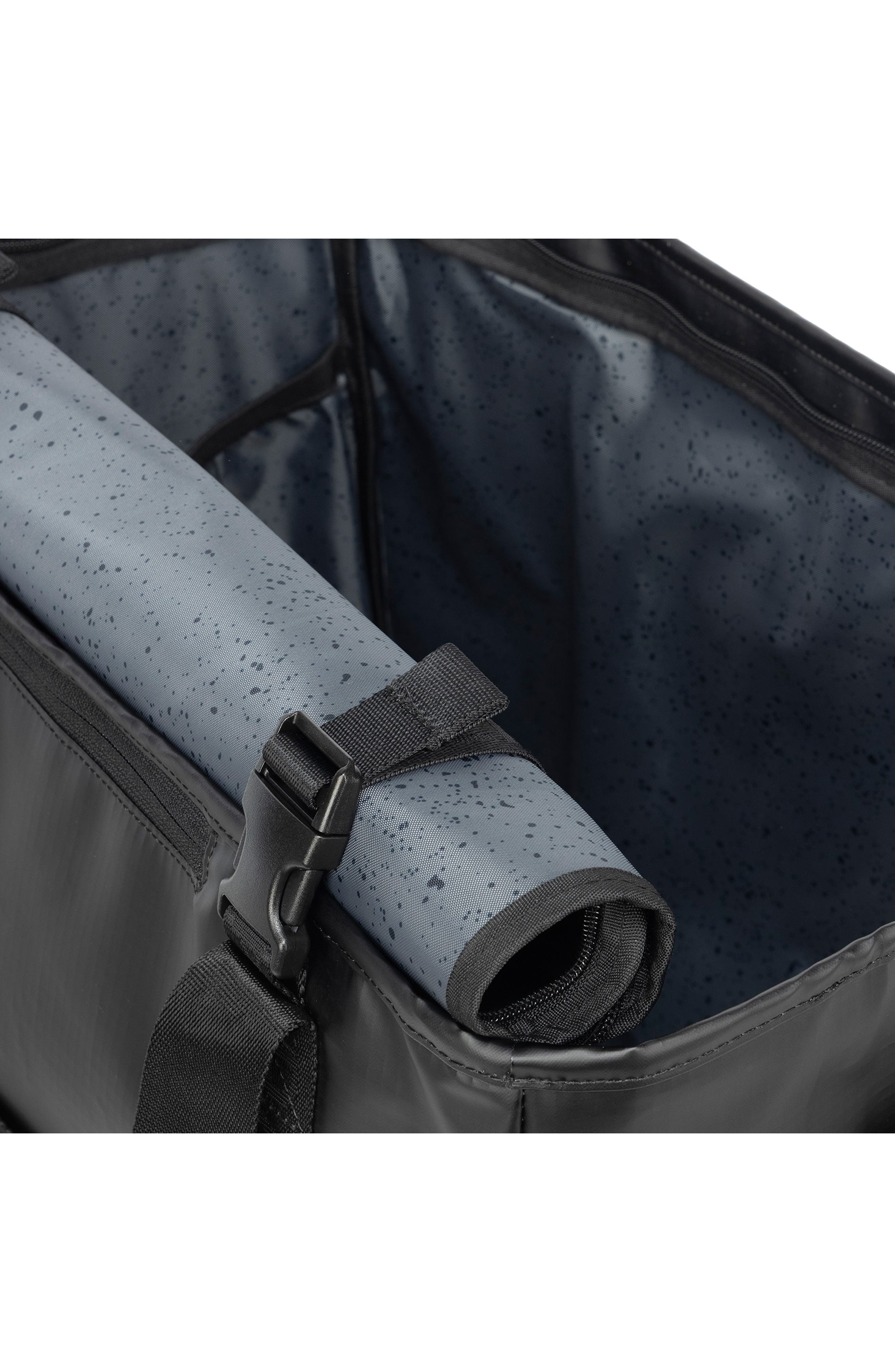 Terra 35L Water Resistant Zip Tote, Alternate, color, MATTE OBSIDIAN