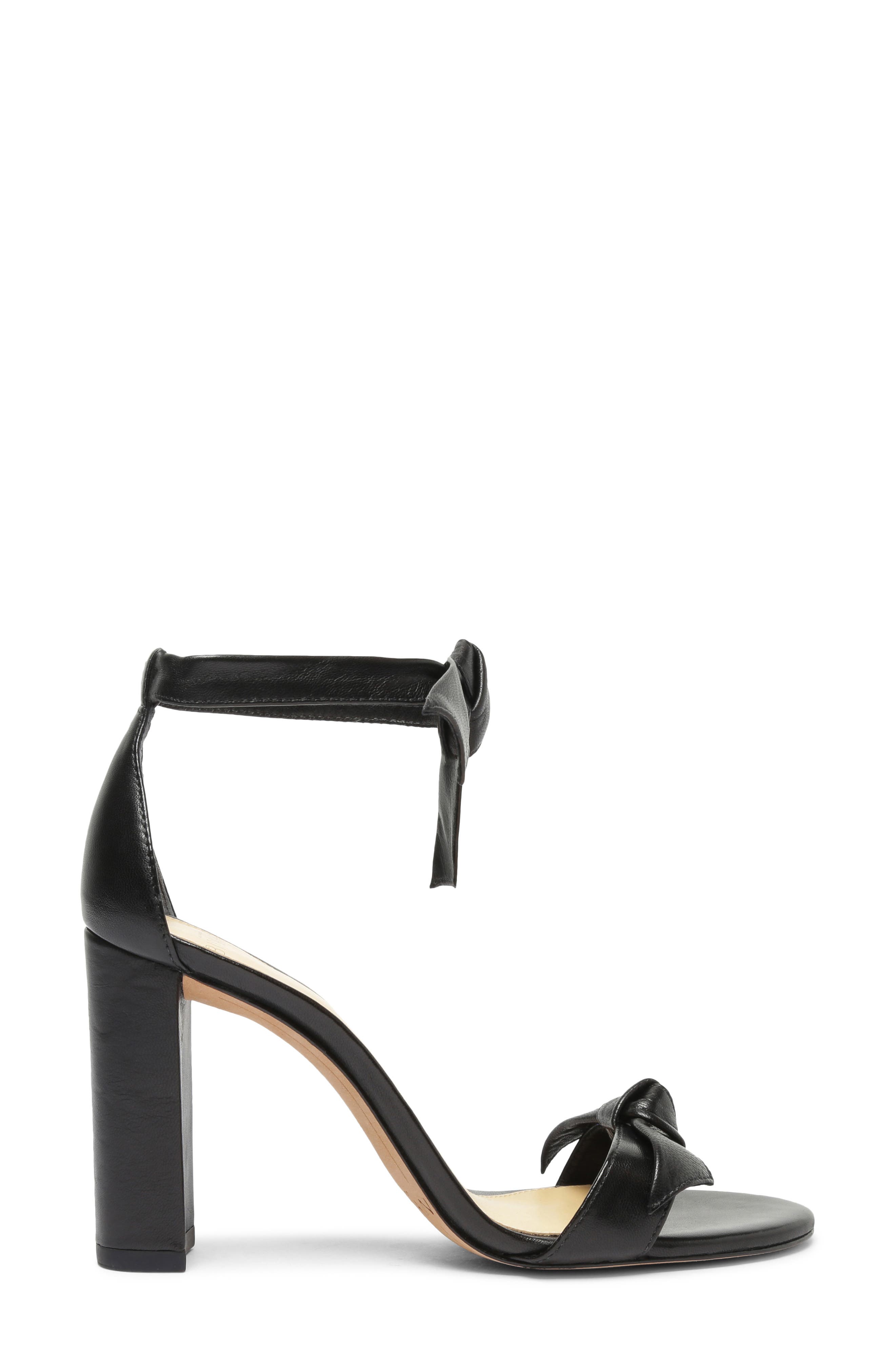Alexandre Birman Clarita Metallic Sandal, Alternate, color, Black