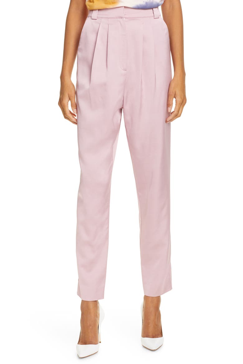 Lennox High Waist Suiting Pants, Main, color, DUSTY ROSE