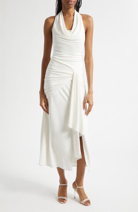 Kaia Halter Midi Dress