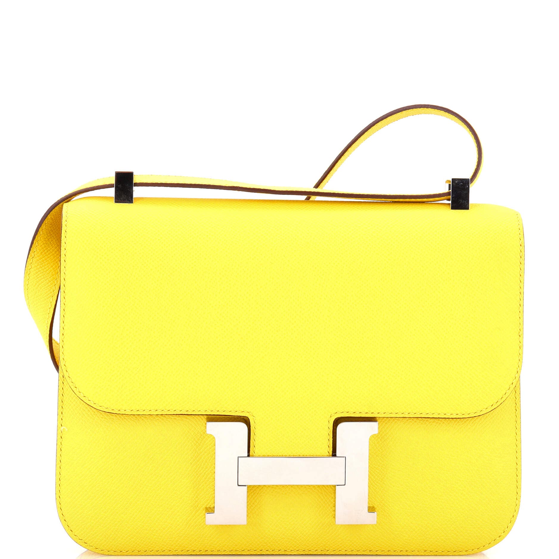 Pre-Owned Hermes Constance NM Bag Epsom 24, Main, color, Sun