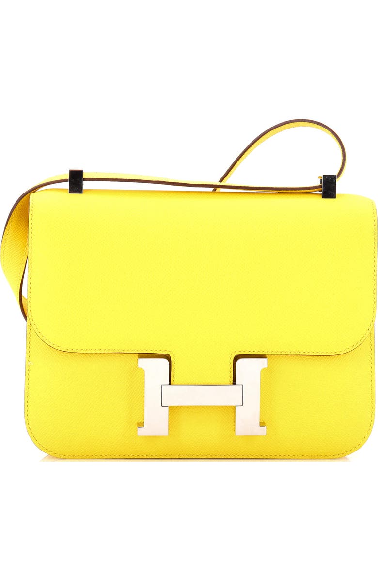 Pre-Owned Hermes Constance NM Bag Epsom 24, Main, color, Sun