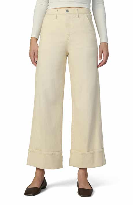 Joe's The Trixie Cuff High Waist Wide Leg Trouser Jeans
