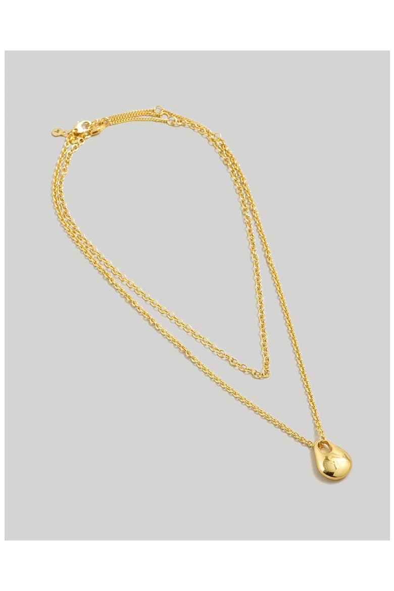 Two-Pack Droplet Necklace Set, Alternate, color, VINTAGE GOLD