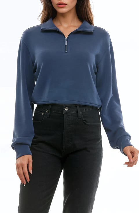 Cloud Luxe Half Zip Sweatshirt