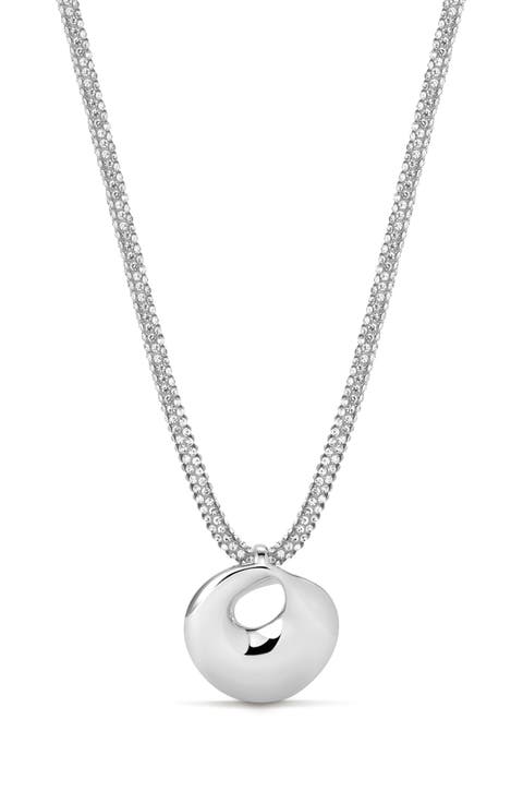 The Mercury Disc Pendant Necklace