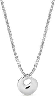 Luv AJ The Mercury Disc Pendant Necklace