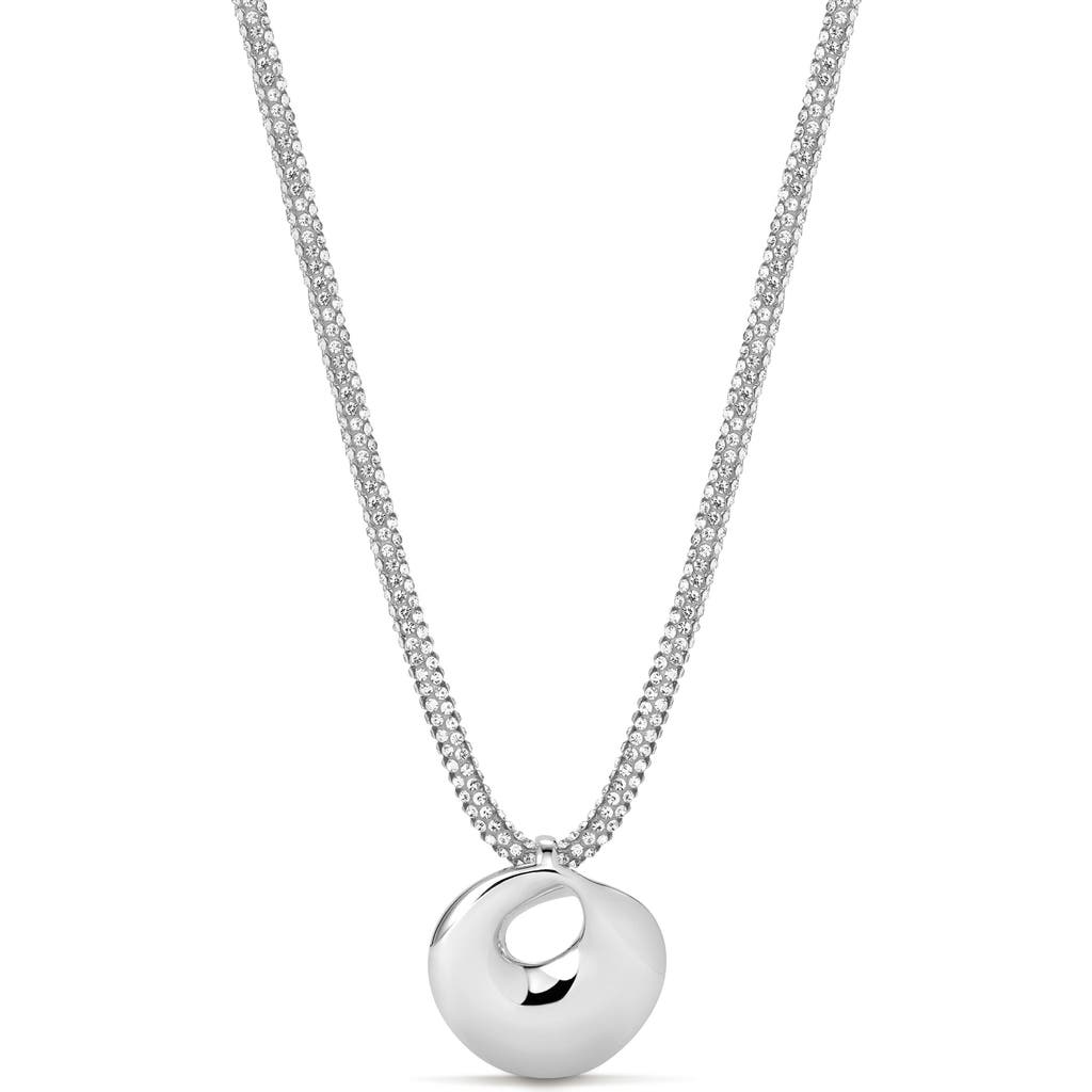 Luv Aj The Mercury Disc Pendant Necklace In Metallic