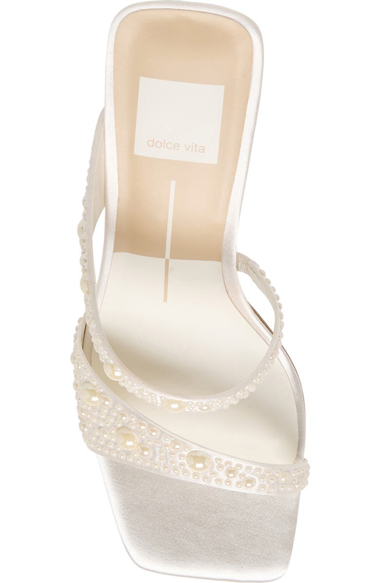 Dolce Vita Mahala Embellished Slide Sandal, Alternate, color, Ivory Stella