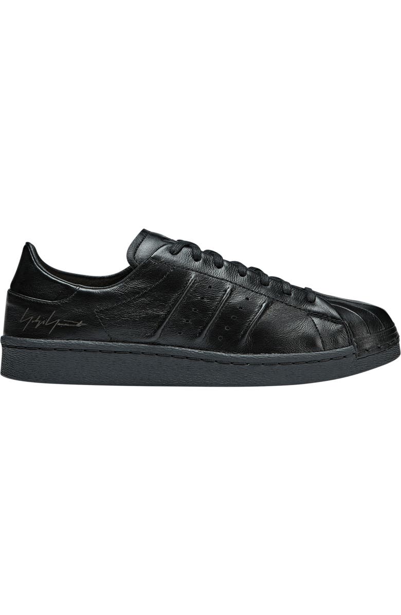 Y-3 Superstar Sneaker, Alternate, color, Black/Blac
