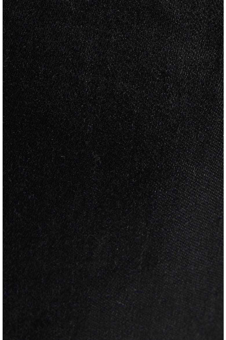 Straight Leg Linen Trousers, Alternate, color, BLACK