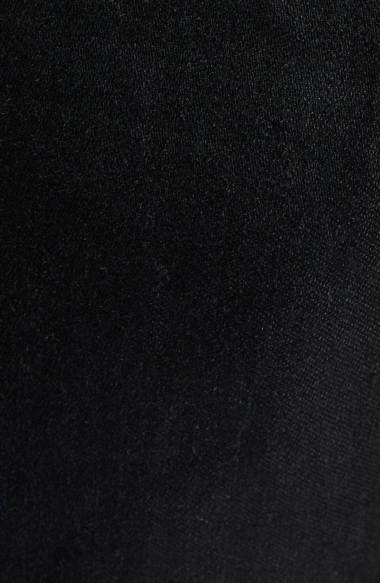 McQueen Straight Leg Linen Trousers, Alternate, color, Black