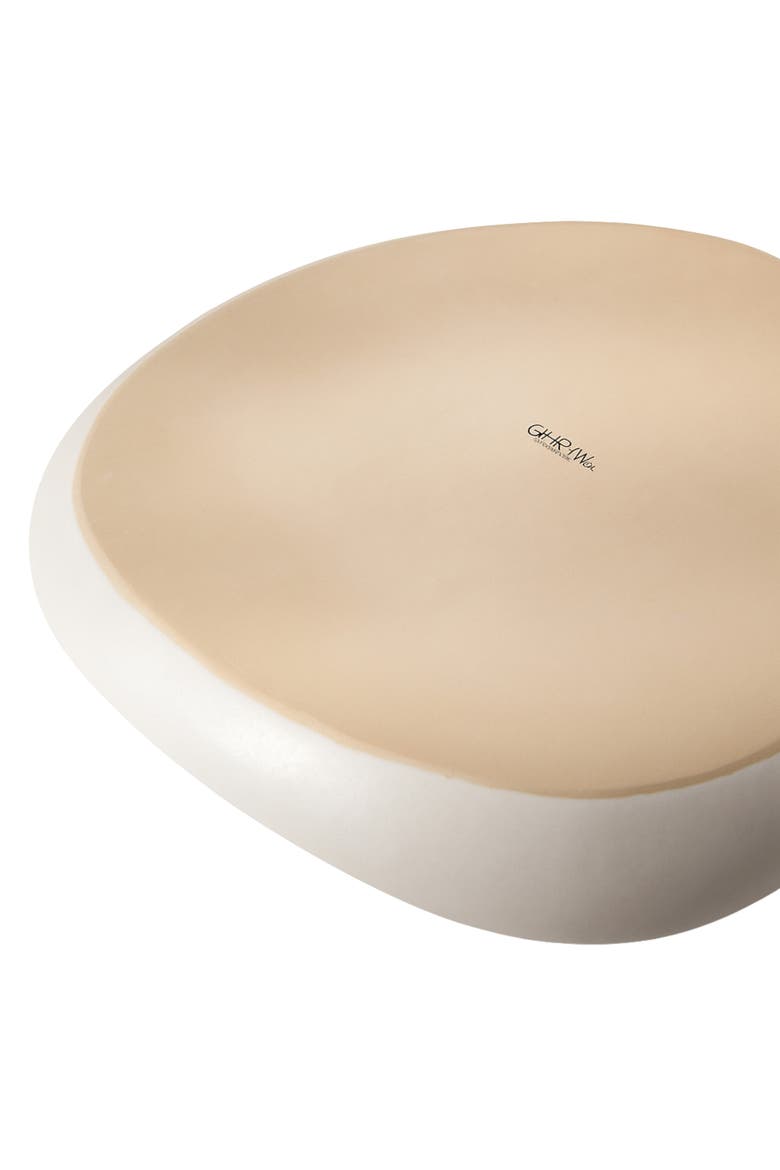 Dadasi Round Serving Platter, Alternate, color, Matte White