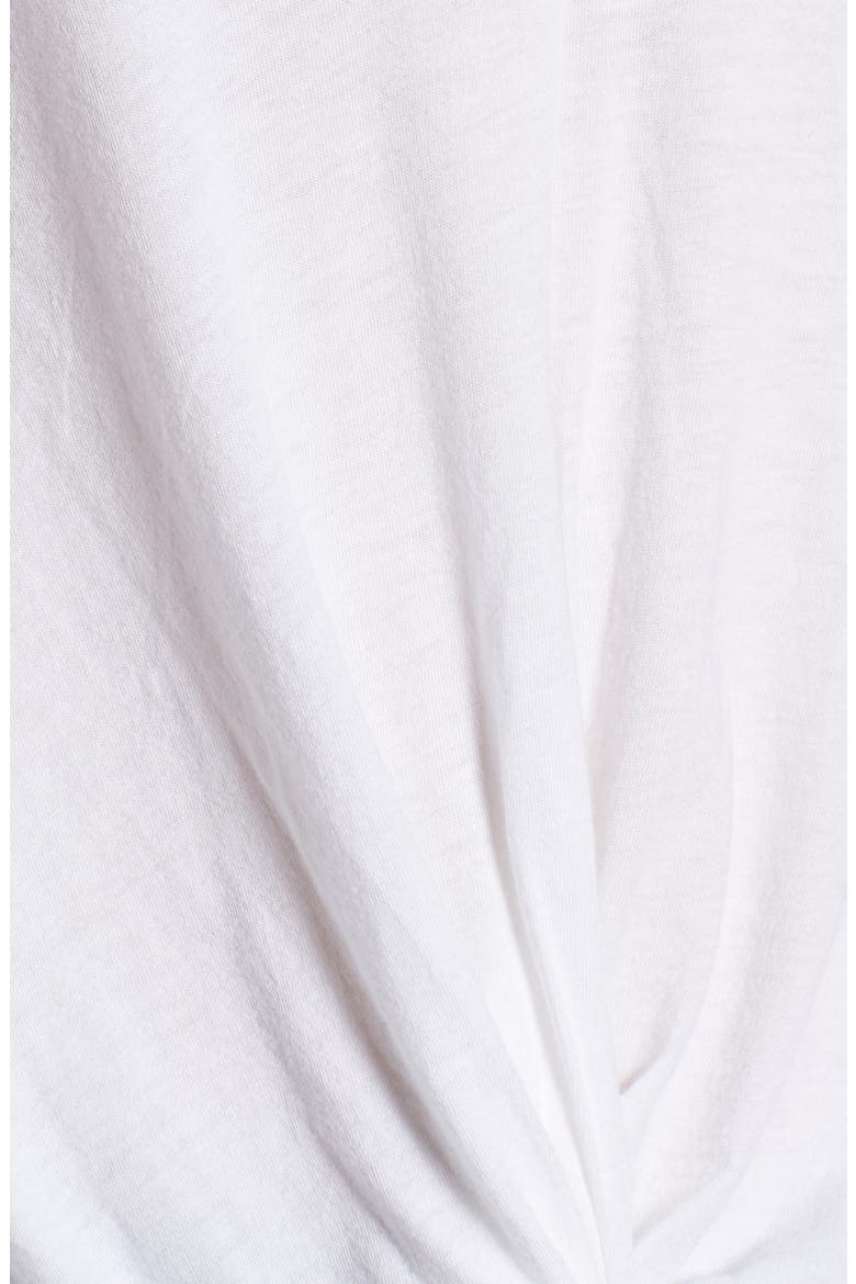 Twist Detail Tee, Alternate, color, WHITE