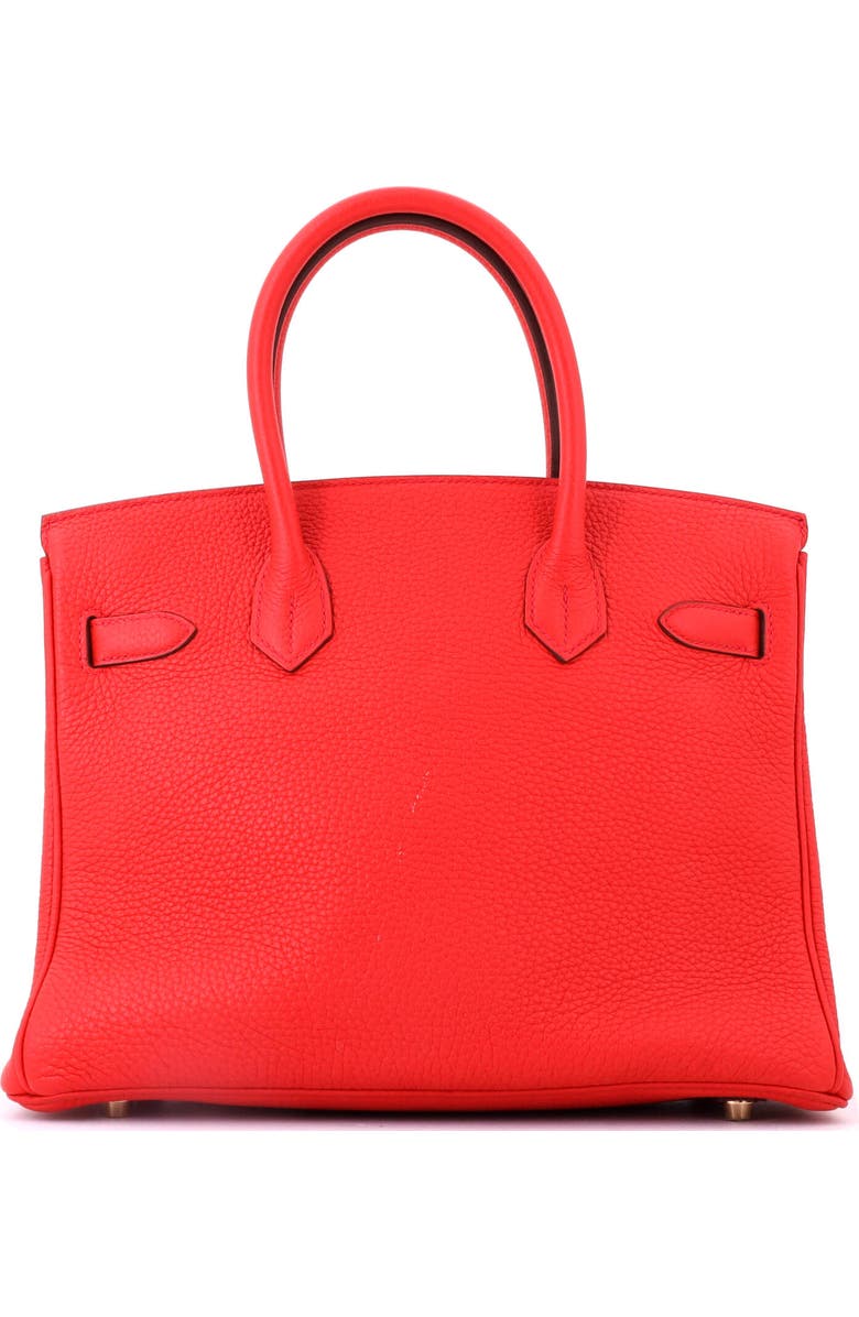 Pre-Owned Hermes Birkin Handbag Red Togo with Gold Hardware 30, Alternate, color, Geranuim