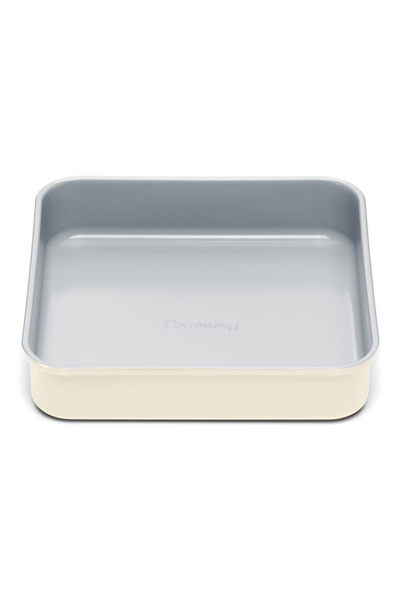 Nonstick Ceramic Square Baking Pan, Main, color, CREAM